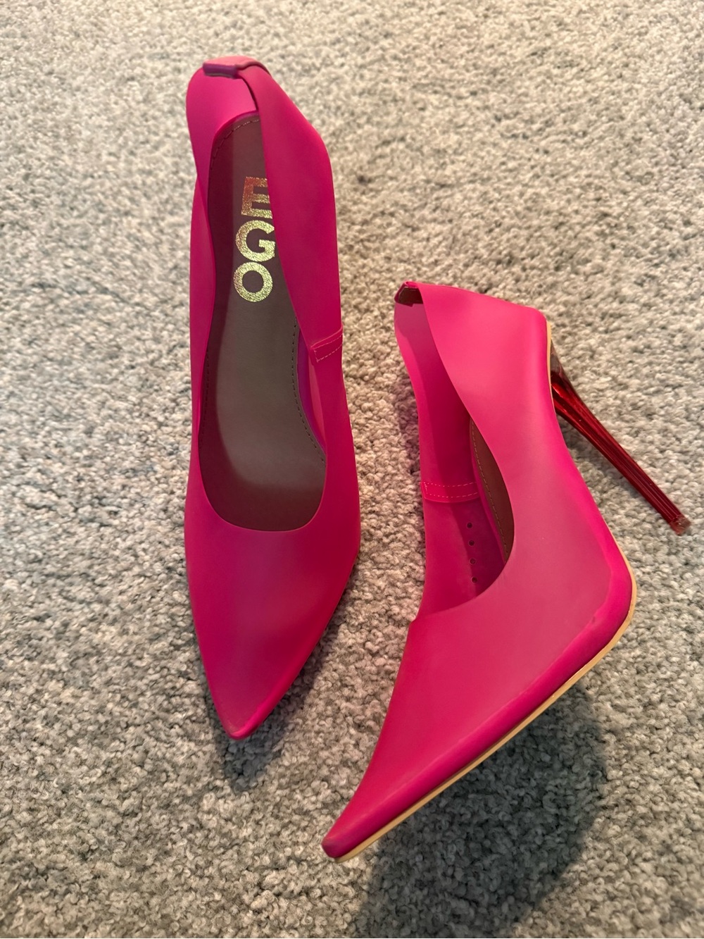 Pink ego heels